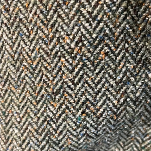 VTG L.L. Bean Women's Green Tweed Three Button Front Pocket Blazer MP - Picture 4 of 13